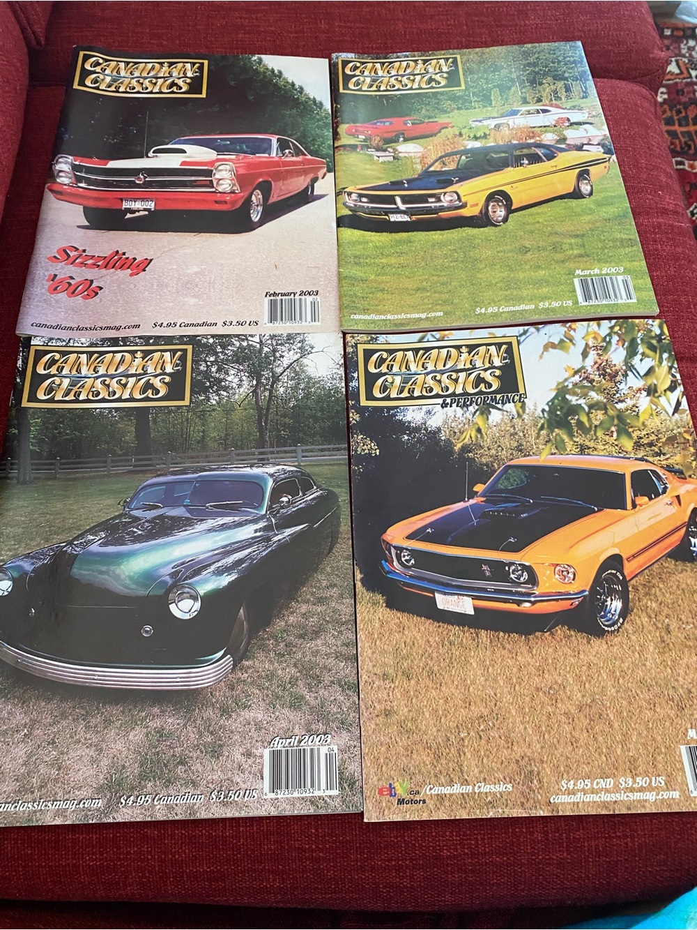 4 x Canadian Classics Magazine Feb -May 2003